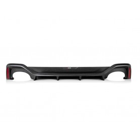 Akrapovic Rear Carbon Fiber Diffuser Matte Audi ABE