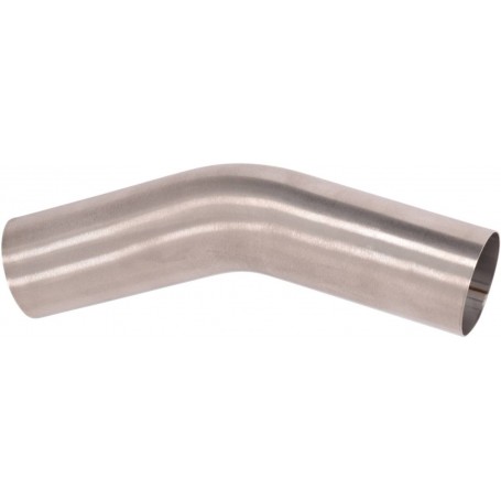UNIVERSAL BENDED EXHAUST PIPE 30° DEGREE Ø 50MM STAINLESS STEEL