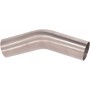 UNIVERSAL BENDED EXHAUST PIPE 30° DEGREE Ø 50MM STAINLESS STEEL