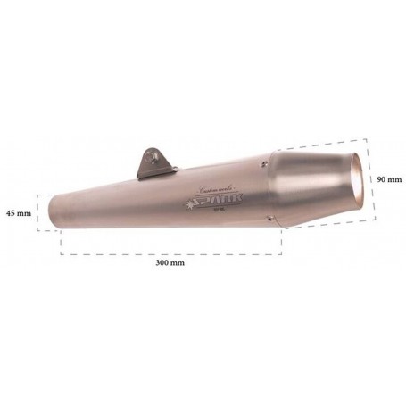 UNIVERSAL SINFONIA MUFFLER STAINLESS STEEL