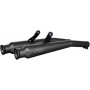 EXHAUST TRUMPET MUFFLER STAINLESS STEEL BLACK