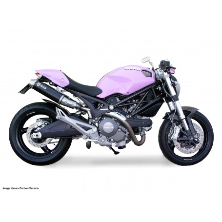 ROUND MUFFLERS CARBON HIGH-UP DUCATI MONSTER 696/796/1100