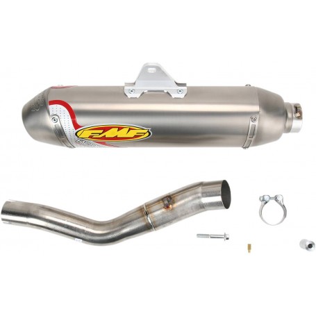 FACTORY 4.1 SLIP-ON MUFFLER STAINLESS STEEL & TITANIUM NATURAL YAMAHA