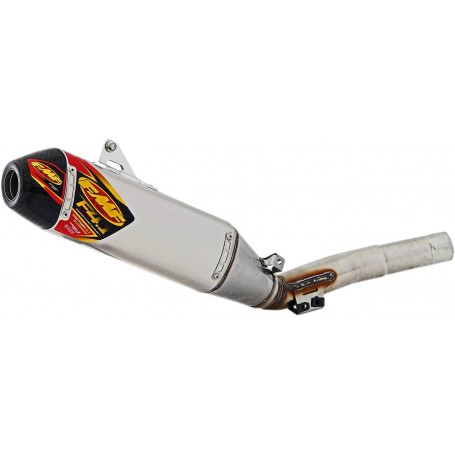 FACTORY 4.1 RCT SLIP-ON MUFFLER S/S ALUMINUM & CARBON NATURAL YAMAHA