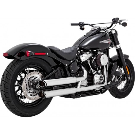 Vance & Hines Twin Slash 3" Slip-On Muffler Chrome