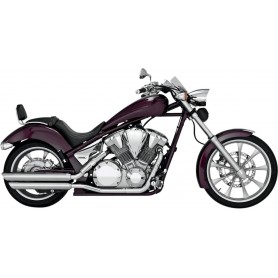 Vance & Hines Twin Slash Power Chamber Equipped Slip-On Exhaust System Chrome