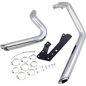 Vance & Hines Shortshots Staggered Exhaust System Chrome