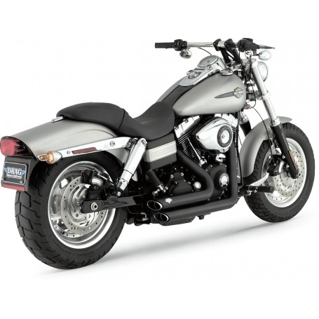 Vance & Hines Shortshots Staggered Exhaust System Black