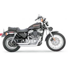 Vance & Hines Shortshots Staggered Exhaust System Chrome