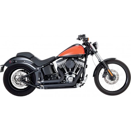 Vance & Hines Shortshots Staggered Exhaust System Black