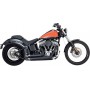 Vance & Hines Shortshots Staggered Exhaust System Black