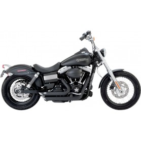 Vance & Hines Shortshots Staggered Exhaust System Black