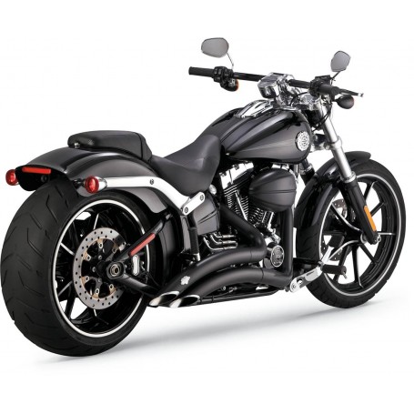 Vance & Hines Big Radius 2:2 Exhaust System Matte Black/Ceramic