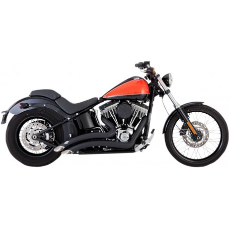 Vance & Hines Big Radius 2:2 Exhaust System Matte Black/Ceramic