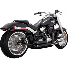 Vance & Hines Shortshots Staggered Exhaust System Black