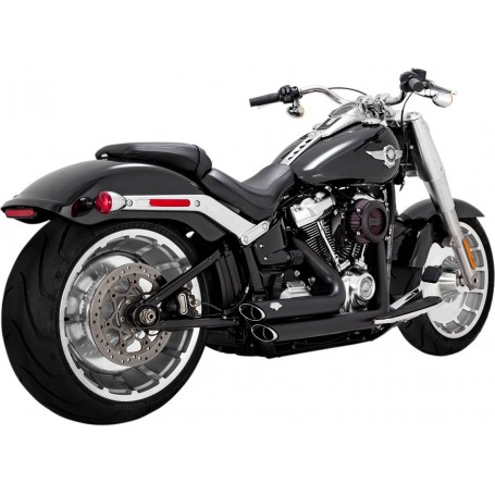 Vance & Hines Shortshots Staggered Exhaust System Black