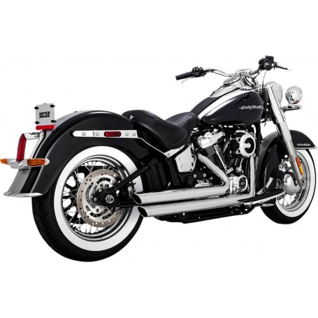 Vance & Hines Big Shots Staggered Exhaust Chrome