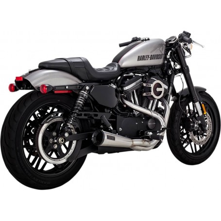 Vance & Hines Stainless 2:1 Upsweep Exhaust System Works Finish