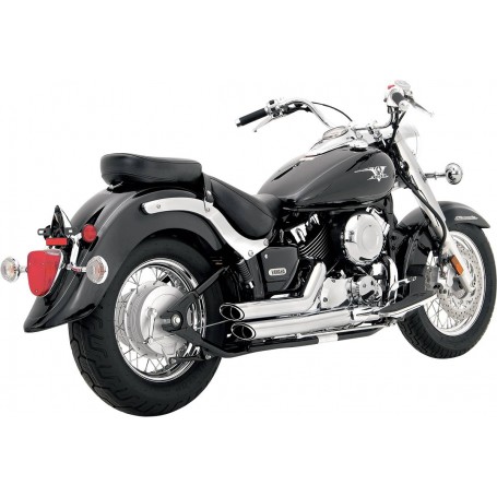 Vance & Hines Shortshots Staggered Exhaust System Chrome