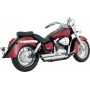 Vance & Hines Shortshots Staggered Exhaust System Chrome