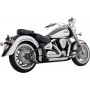 Vance & Hines Shortshots Staggered Exhaust System Chrome