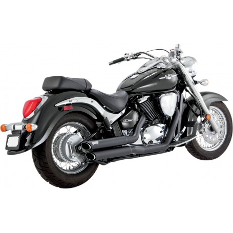 Vance & Hines Twin Slash Staggereds Black/Matte