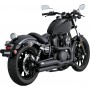 Vance & Hines Twin Slash Staggereds Black/Matte