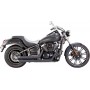 Vance & Hines Twin Slash Staggereds Black/Matte