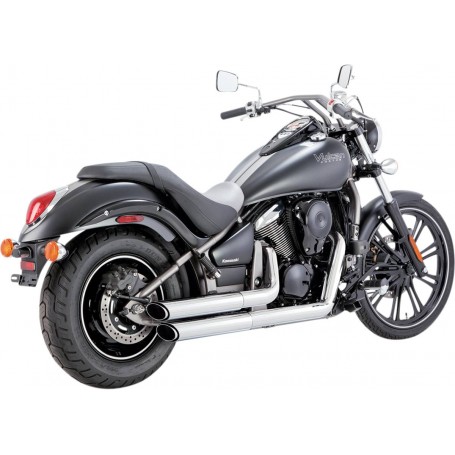 Vance & Hines Twin Slash Staggereds Chrome