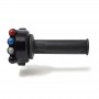 Throttle twist grip with integrated controls Racing JP ACC 008 L