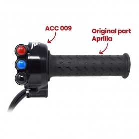Throttle twist grip with integrated controls JP ACC 009 RV