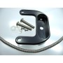 ROCKERBOX BRACKET H-D BIG-TWIN FOR MOTOSCOPE MINI BLACK