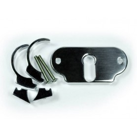 HANDLEBAR CLIP-ON BRACKET 25.4 MM POLISHED FOR MOTOSCOPE MINI