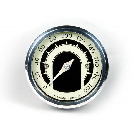 MST SPEEDSTER ANALOG SPEEDOMETER POLISHED