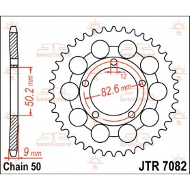 SPROCKET REAR 48T 530 CHROME