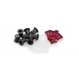 Screw kit with Siletnblocks Anodized for Screens - Universal