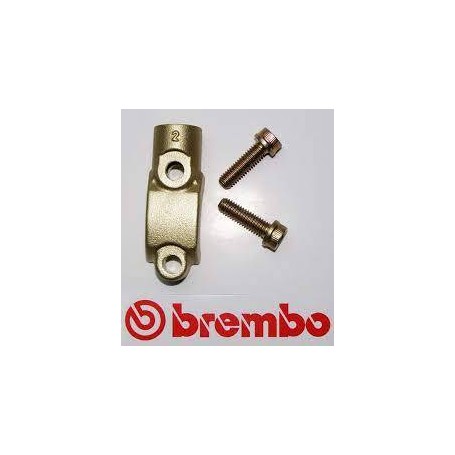 Brembo Clamp for Mirror. Gold. for Master Cylinders