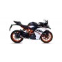 SILENCER PRO RACE ARROW STEEL DARK KTM RC 125 2017-2018