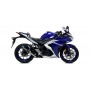 SILENCER PRO RACE ARROW STEEL DARK INOX YAMAHA R3 2017-2018