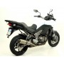 SILENCER RACE TECH ARROW ALUMINUM DARK CARBON KAWASAKI VERSYS 1000 2012-2014