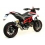 SILENCER RACE TECH ARROW ALUMINUM DARK DUCATI HYPERMOTARD 2013-2015