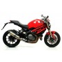 SILENCER RACE TECH ARROW ALUMINUM DARK DUCATI MONSTER 1100 EVO 2011-2013