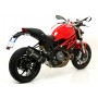 SILENCER RACE TECH ARROW ALUMINUM DARK DUCATI MONSTER 1100 EVO 2011-2013