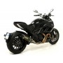 SILENCER RACE TECH ARROW ALUMINUM DARK DUCATI DIAVEL 2011-2016