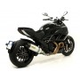 SILENCER RACE TECH ARROW ALUMINUM DARK DUCATI DIAVEL 2011-2016