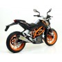 SILENCER THUNDER ARROW ALUMINUM DARK INOX KTM DUKE 390 2013-2016