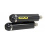 SILENCERS ROUND ARROW CARBON TRIUMPH SPEED TRIPLE 1050I 2005-2006