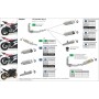 ARROW Thunder YZFR6 RJ11/RJ15 06- Alu schwarz 