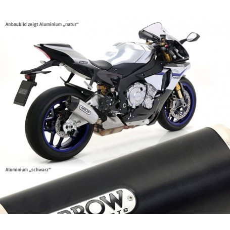 ARROW DARK ALU CARBON TERMINAL INDY RACE APPROVED YAMAHA YZF R1 / M 2020-2021