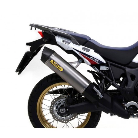 ARROW MAXI RACE TECH TERMINAL TITANIUM CARBON HONDA AFRICA TWIN ADV SPORTS 18-19